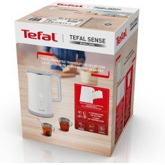 Tefal Sense 1.5L White Kettle - Stylish Design & Fast Boiling for Perfect Tea and Coffee!